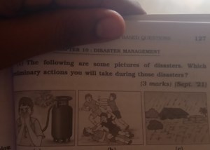 BASED QUESTIONS127CHMIER 10 : DISASTER MANAGEMENT1) The foll... | Filo