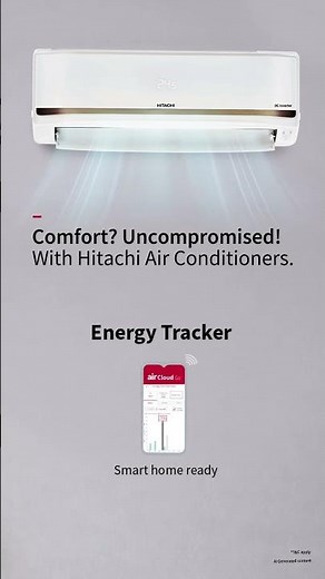 Smart Cooling, Powerful Performance, Perfect Comfort with Hitachi Air Conditioners