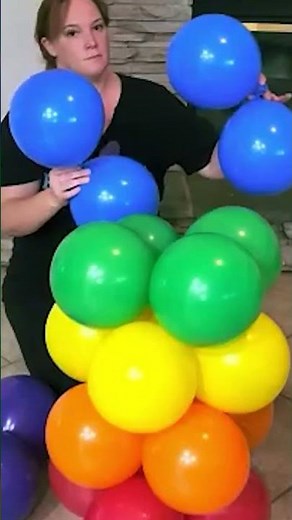Super Fast DIY Balloon Column - Short