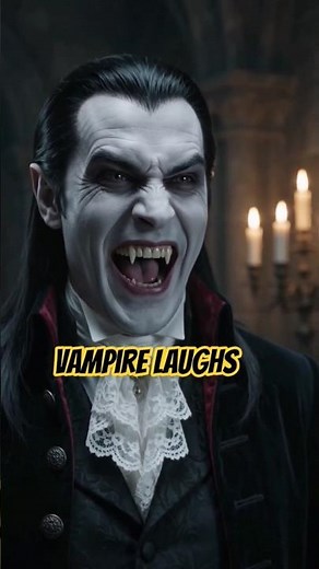 Vampire Laughs Loudly 🧛😂 | Creepy Evil Vampire Laugh Sound Effect #shorts
