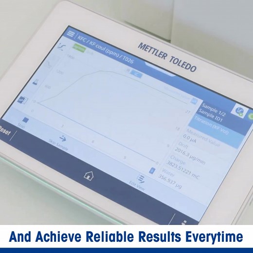 Perform precise water content analysis with the EVA Coulometric Karl Fischer Titrator. Follow the step-by-step procedure to achieve accurate and reliable results every time. Download⬇️the full video now. #Titration #Coulometric #EVA #KarlFischer https://okt.to/2OW1Tg | METTLER TOLEDO