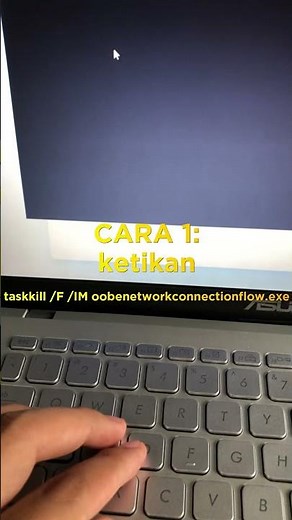 Cara Melewati LET'S CONNECT YOU TO A NETWORK Windows 11 #skipinternetconnectionwindows11 #shorts