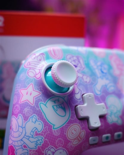 PowerA on Instagram: "Super stunning from every angle. 📷 Our Mushroom Kingdom Advantage Wired Controller for Nintendo Switch 2 doesn’t just look pretty, it’s packed full of pro-level performance features too! See what it’s capable of, click the link in our bio for more. #PowerA #Gaming #ConsoleGaming #Switch2 #NintendoSwitch2 #Nintendo #NintendoSwitch #GamingAccessories #ConsoleGamer #Controller"