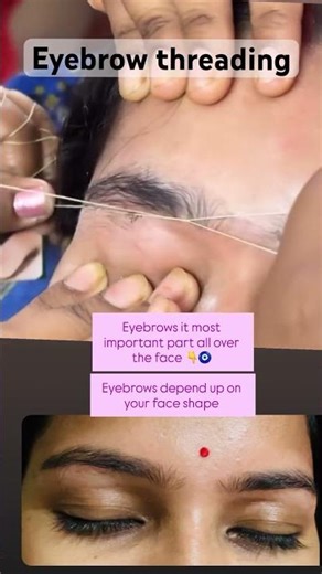 Eyebrows tutorial #eyebrow #eyebrowtutorial #eyebrowtips #eyebrows #threadwork #threading #threads