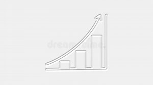 Diagrama De Neomorfismo Empresarial Con Flecha Sobre Fondo Blanco. Metrajes - Vídeo de economía, banca: 222107664