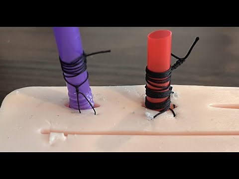 4b. How to secure a drain or chest tube ("regular" way & Soweto)