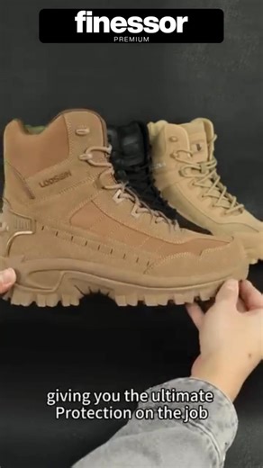 114 reactions | Stay warm this winter, no more soggy socks! 卵 Introducing the 2025 New Men's Tactical Work Boots, designed for all seasons. Waterproof, slip-resistant, and warm, suitable for any terrain and mission. ⏰Limited time offer: 30% OFF! | Lusinn Collection | Facebook