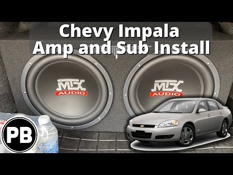2006 - 2013 Chevy Impala Amp and Sub Install