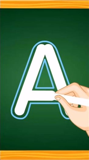 Chữ A in hoa - Bảng chữ cái Tiếng Việt #bangchucai #bảngchữcái #bangchucaitiengviet #béhọcchữ
