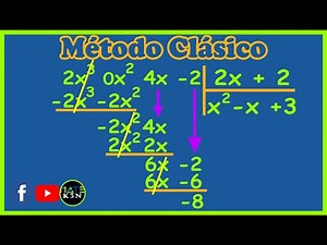 POLYNOMIAL DIVISION - CLASSIC METHOD - SOLVED EXERCISE | EXPLAINED STEP BY STEP |