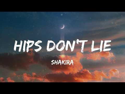 Shakira - Hips Don't Lie (Lyric Video) | Katy Perry, Black Eyed Peas,...