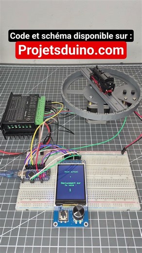 Gestion d’un pont tournant avec arduino #arduinoproject #modelismeferroviaire #arduino #modelisme
