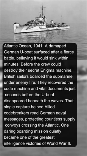 1 German Submarine Was Captured With Its Secret Enigma Machine | Military History Talks