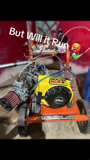 28mm Mikuni Carb on a Ghost 212cc …What yall’s Thoughts🤔 Ghost 212cc with Milled 14cc Head #fyp #minibike #gokart #fypシ #modified