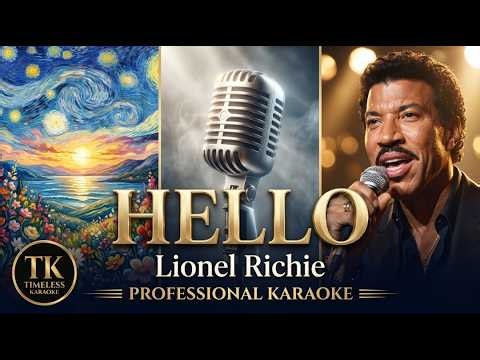 Hello - Lionel Richie | Professional Remastered Karaoke | 2026 Studio Hi-Fi HD