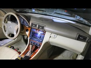 How to remove the dashboard on the Mercedes C-Class W203
