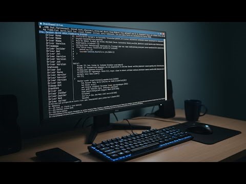 View Detailed Installed Drivers Using CMD (Windows)