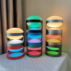 [Hot Item] Aluminum Decorative Ball RGB Cordless Table Lamp Rechargeable LED Night Light