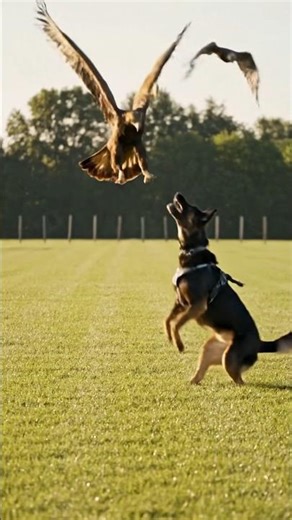 This K-9 Catch Is Too Perfect to Be Real 🦅🐕
