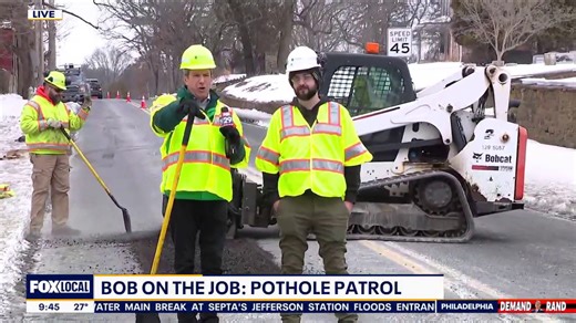 Bob on the job: Pothole patrol in Bucks County, PA