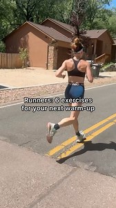Runners: 6 exercises for your next warm-up! ‌ When to do this: ‌ 1. Beginners, before any run. 2. Intermediate and advanced runners: before speed workouts or long runs. ‌ Bands are mine! And this workout is also in my app, Movement & Miles. ‌ Click the link in my bio to purchase the bands and to sign up for my app: first month’s FREE! ‌ Reps & rounds: ‌ 2 rounds of each circuit with a 30-second break in between each round: ‌ Circuit 1: Leg swings: 15 each leg Standing abduction: 10 each leg Stan