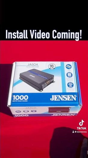 Unboxing New Jensen Sub Amplifier