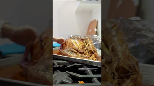 I bought Popeyes Thanksgiving turkey for first Thanksgiving meal