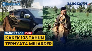 2.8M views · 58K reactions | Ini dia sosok Mbah Kerto, kakek 103 tahun berpenampilan sederhana yang ternyata seorang miliarder. Mbah Kerto viral setelah videonya membeli mobil Pajero Sport secara tunai beredar di media sosial. Dalam video itu, Mbah Kerto tampak membawa tumpukan uang yang ia tempatkan di sebuah karung. Uang dalam jumlah tak sedikit itu digunakannya untuk membeli mobil Pajero secara tunai. | Bangka Pos | Facebook