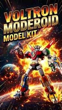5 lions become 1 massive robot #voltron #modelkit #shorts
