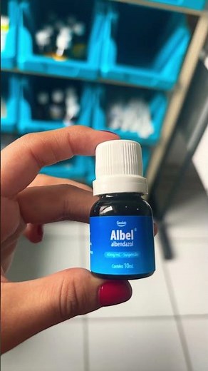 Remédio de verme Albendazol (Albel) #medicamento #farmacia
