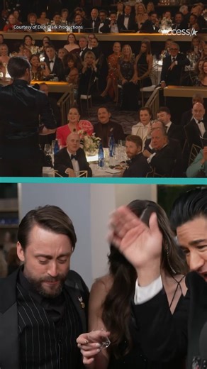 4.1M views · 44K reactions | #KieranCulkin gave Access Hollywood's #MarioLopez a shoutout during his #GoldenGlobes speech  #awardseason | Access | Facebook