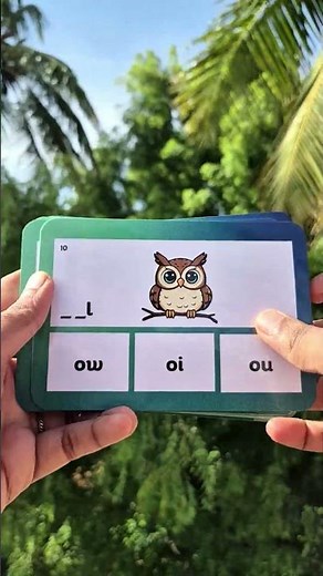 Diphthongs Activity Cards