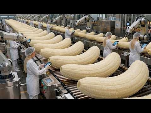 Inside a Modern Banana Bread Factory – An Incredible Automated Production Process (Full Process)