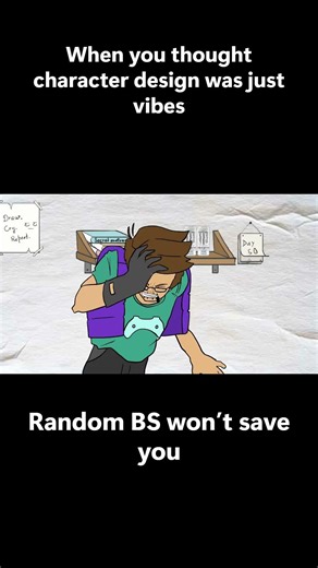 Character design is not equal to OC design | Zip | #shorts #animation