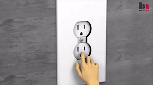 BestMounts - 1 Pack Electrical Power Outlet Box Extender Kit – Single Gang Box Extender - Single Receptacle Heavy Duty Plastic (White)