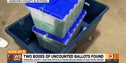 2 boxes filled with uncounted ballots found in Phoenix