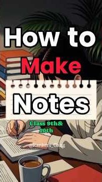 How to Make Smart Notes 📚 | Notes Kaise Banaye? | Best Note Making Tips for Students#shorts
