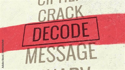 Decode 3D Scrolling Title Animation