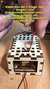 Nur 1 Klemme für Hausbeleuchtung #diy #how #stecksystem #moba #modelleisenbahn #led #ledlights