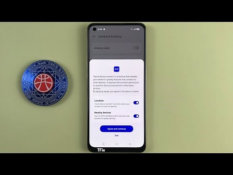 Quick device connect on OPPO Reno7 Android 13