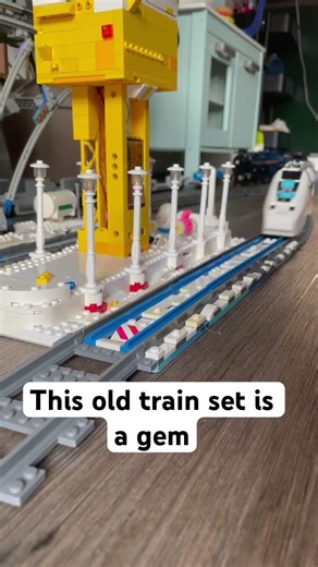 This old Lego train set is a gem