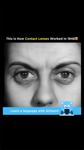 Hidden Nature Verse🦅 | In 1948, contact lenses were made entirely from a hard plastic called polymethyl methacrylate (PMMA), a material that had just replaced the... | Instagram