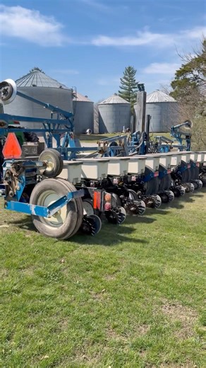 🌽 Corn Planters Ready to Rock!! 🤘 #farming #planting