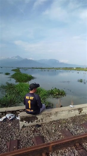 Rawa Pening Lake Drone View 🇮🇩 Asinan Semarang Scenery #shorts #drone