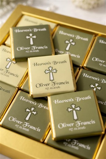 First Communion Favors, Custom Baptism Chocolate, Christening Gifts, Baptism Chocolate - Etsy