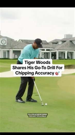 Try this chipping drill by the GOAT 🐐 🔥 Follow Cure My Swing for more golf tips & drills! Read the first comment to learn how to drop 7 shots in as little as a month ✅ . . . #golfswing #golfpractice #golf #golftips #GolfLife #golfdrills #golfing #golfer #golfclub #golfcourse #golfshot #tigerwoods | Cure My Swing