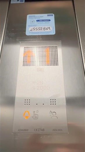 2024 KONE EcoDiscMonoSpace 700 elevator at ALDI store in Rimini IT #elevator #rimini #shorts