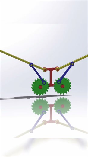 Bird flying mechanism in Solidworks #solidworks
