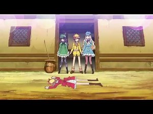 Anime girl flattened.