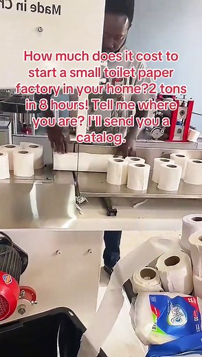 Start a Home Toilet Paper Factory: Cost & 2-Ton Output
